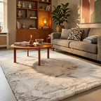 Zacht Hoogpolig vloerkleed - Comfy Supreme Wit