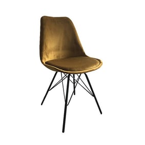 Stoel Velvet - Goud/Okergeel