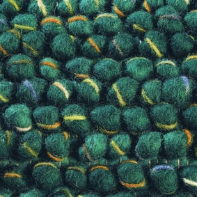 Wollen vloerkleed - Cobble Groen 29207 - product