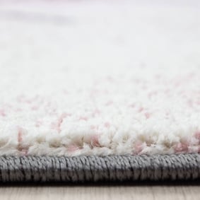 Rond Kindervloerkleed - Anna Olifant Roze - sfeer