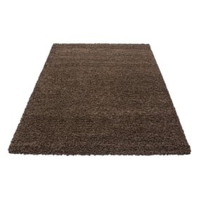 Hoogpolig vloerkleed - Life Bruin - sfeer