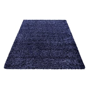 Hoogpolig vloerkleed - Life Blauw - sfeer