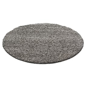 Rond Hoogpolig vloerkleed - Life Taupe