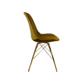 Stoel Velvet Goud - Goud frame - sfeer