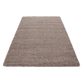 Hoogpolig vloerkleed - Sade Beige - sfeer