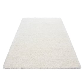 Hoogpolig vloerkleed - Sade Creme/Wit - sfeer