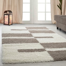 Hoogpolig vloerkleed - Gala Beige