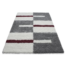 Hoogpolig vloerkleed - Gala Rood - sfeer