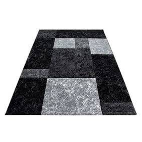 Modern vloerkleed - Tetris Zwart 1330 - sfeer