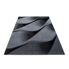Modern vloerkleed - Jena Zwart 9240 - sfeer