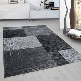 Modern  vloerkleed - Plus Zwart 8001