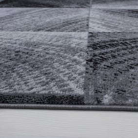 Modern vloerkleed - Plus Zwart 8003 - sfeer
