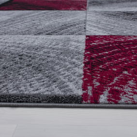 Modern vloerkleed - Plus Rood 8003 - sfeer