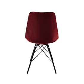 Stoel Velvet - Rood/Cherry - product