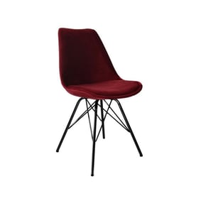 Stoel Velvet - Rood/Cherry