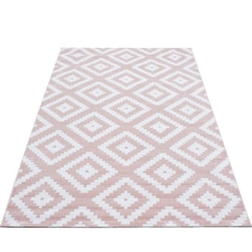 Modern vloerkleed - Plus Roze 8005 - sfeer