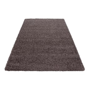 Hoogpolig vloerkleed - Life Taupe - sfeer