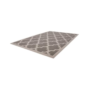 Modern vloerkleed - Mano Ornament Taupe - product