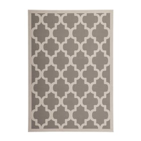 Modern vloerkleed - Mano Ornament Taupe