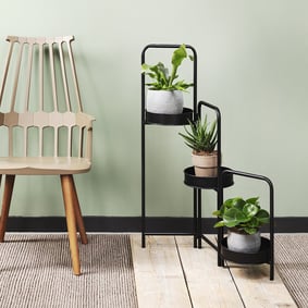 Metalen Plantenbak - Rose Trap zwart