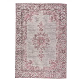 Vintage vloerkleed - Dreams Grijs/Roze - sfeer