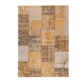 Patchwork vloerkleed - Dreams Okergeel - product