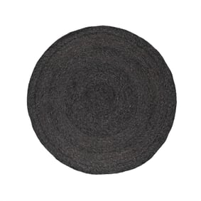 Rond wollen vloerkleed - Wise Antraciet No. 614 - sfeer