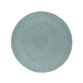 Rond wollen vloerkleed - Wise Blauw No. 364 - product