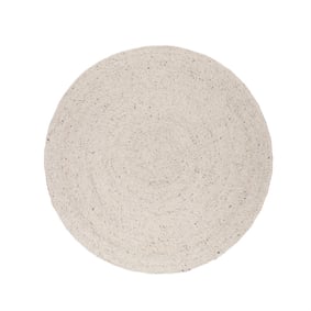 Rond wollen vloerkleed - Wise Grijs/Gemeleerd No. 367 - sfeer