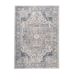 Vintage vloerkleed - Inspire Blauw/Creme No. 218 - sfeer