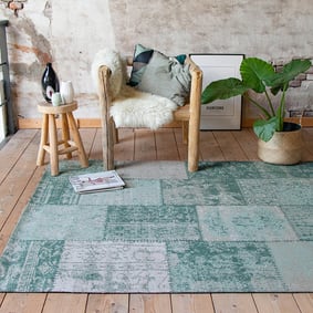 Patchwork vloerkleed - Dreams Mint/Turquoise