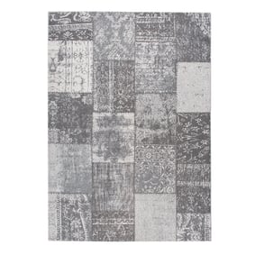 Patchwork vloerkleed - Dreams Grijs - sfeer