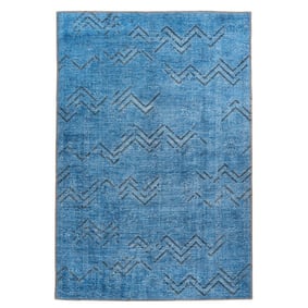 Vintage vloerkleed - Antica 325 Blauw - product