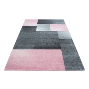 Modern vloerkleed - Lucca Roze - sfeer