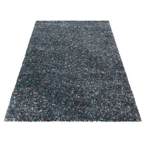 Hoogpolig vloerkleed - Enjoy Blauw - sfeer