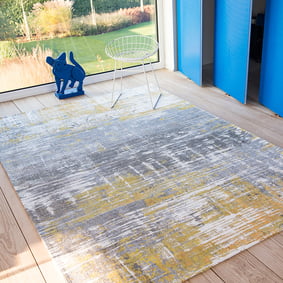 Vintage vloerkleed - Atlantic Streaks 8715 Geel