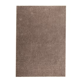 Hoogpolig vloerkleed - Solid Taupe - sfeer
