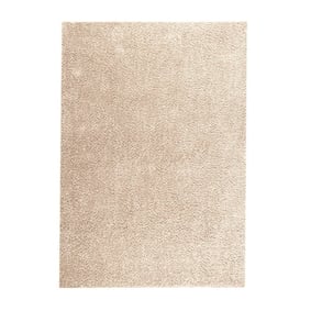 Hoogpolig vloerkleed - Solid Beige - product