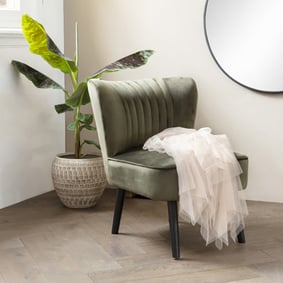 Velvet Fauteuil - Sophie Olijfgroen