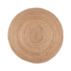 Jute vloerkleed - Fair Rond Naturel  - product