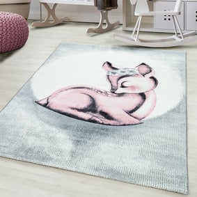 Kindervloerkleed - Bambi Hert Roze