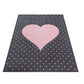 Kindervloerkleed - Bambi Hart Roze - sfeer