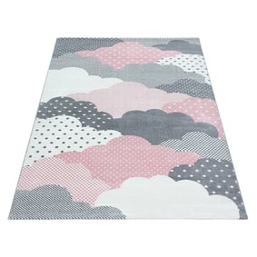 Kindervloerkleed - Bambi Wolken Roze - sfeer