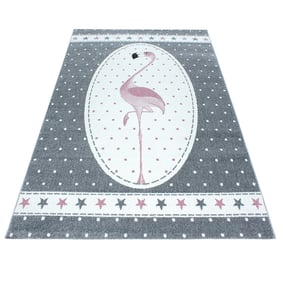 Kindervloerkleed - Amber Flamingo Roze - product