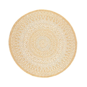 Rond Buitenkleed - Summer Azteca Geel - product