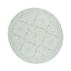 Rond Buitenkleed - Summer Oriental Mint - sfeer