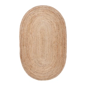 Jute vloerkleed - Fair Ovaal Naturel - sfeer