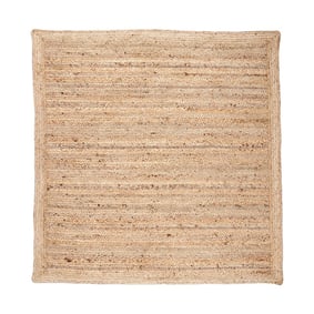 Jute vloerkleed - Fair vierkant Naturel - sfeer