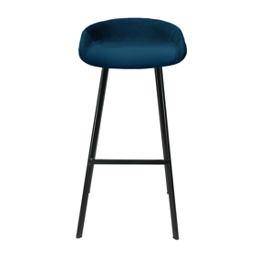 Velvet barkruk - Donkerblauw - sfeer