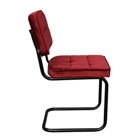 Stoel Velvet - Ivy Rood - product